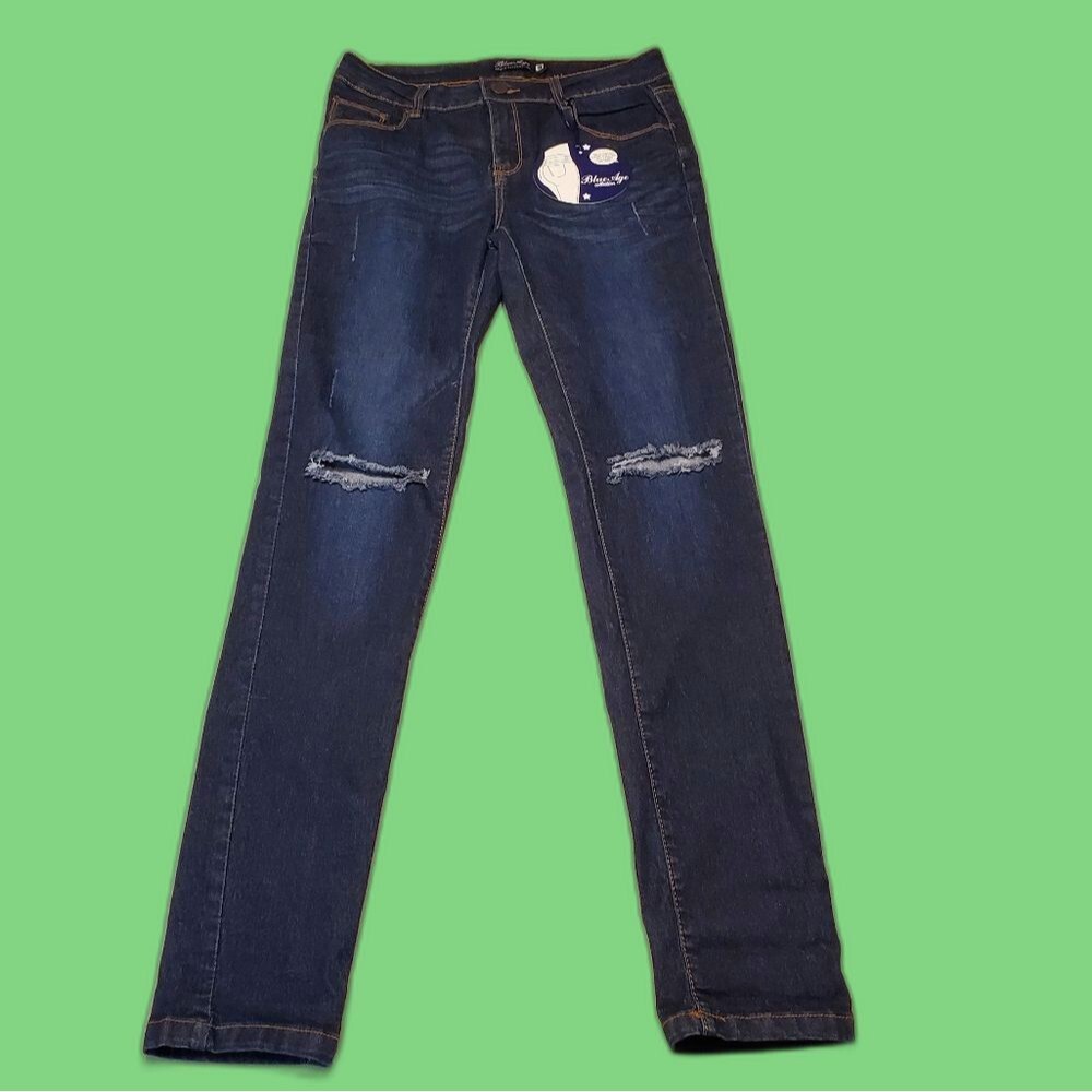 Blue Age Butt Lifting Dark Denim Jeans Size 9